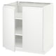 METOD witte keukenkast, modern minimalistisch design, vierkante vorm, verstelbare planken.