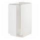 Witte METOD keukenkast, rechthoekig, modern design met strakke afwerking.