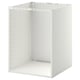 Wit METOD keukenkastframe, rechthoekig, verstelbare ventilatie & plankgaten.
