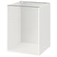 METOD keukenkast, wit, rechthoekig, modern design met geperforeerde achterwand.