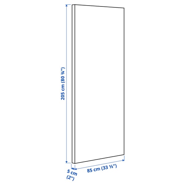 Illustratie met afmetingen voor het product: MITTZON.