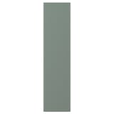 Rechthoekig grijsgroen paneel, gladde textuur, modern design.