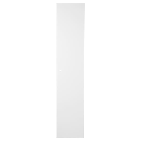 OTTEBOL witte kast met verstelbare scharnieren, blinde paneeldeur, duurzame folie, spaanplaatconstructie.