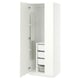 PAX / FORSAND Kledingkastcombinatie, wit/wit, 75x60x201 cm