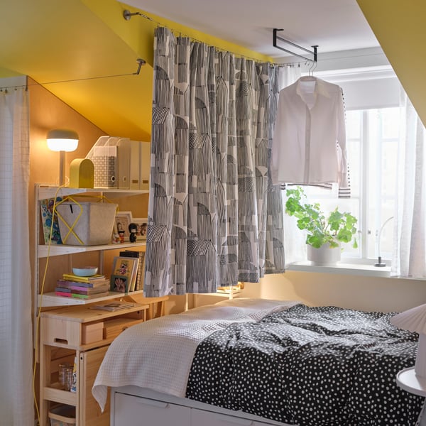 RESARÖ Roltafel met opbergruimte, grenen
