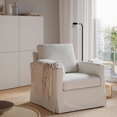 SALTSJÖBADEN Schommel- en draaifauteuil, Blekinge wit