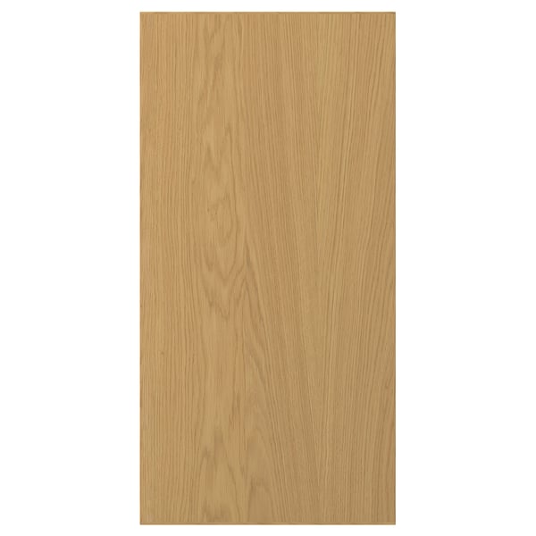 Eiken fineer minimalistische deur met acryl rand