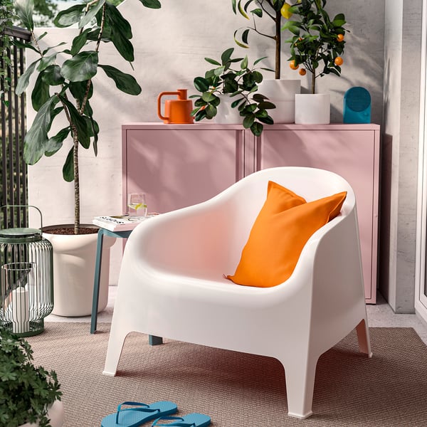 SKARPÖ Fauteuil, buiten, wit