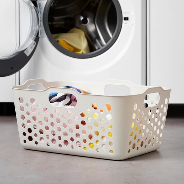 SLIBB Wasmand, wit, 38 l