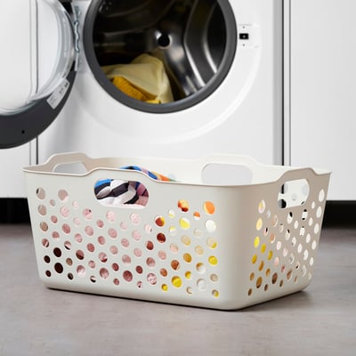 SLIBB Wasmand, wit, 38 l