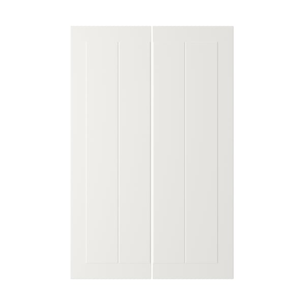 STENSUND Deur onderhoekkast, 2-delig, wit, 25x80 cm