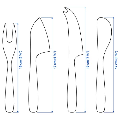 Illustratie met afmetingen voor het product: TILLAGD.