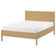 TONSTAD Bedframe, eikenfineer, 180x200 cm