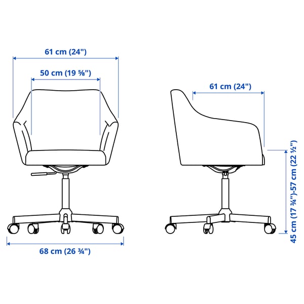 Illustratie met afmetingen voor het product: TOSSBERG.