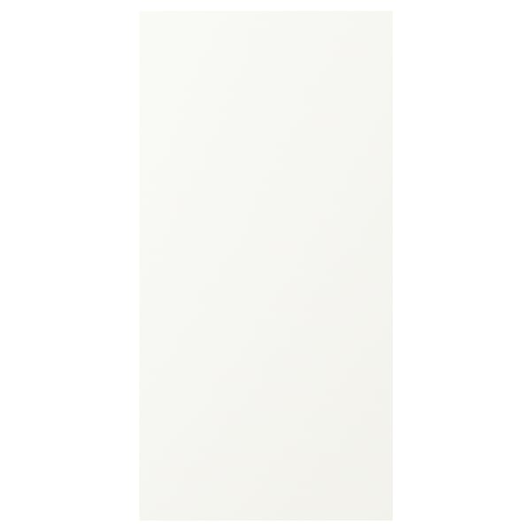 VALLSTENA witte kastdeur, eenvoudig ontwerp, gladde afwerking.