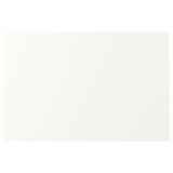 VALLSTENA witte keukenkasten met gladde kunststoffolie, rechthoekige vorm, tijdloos design.