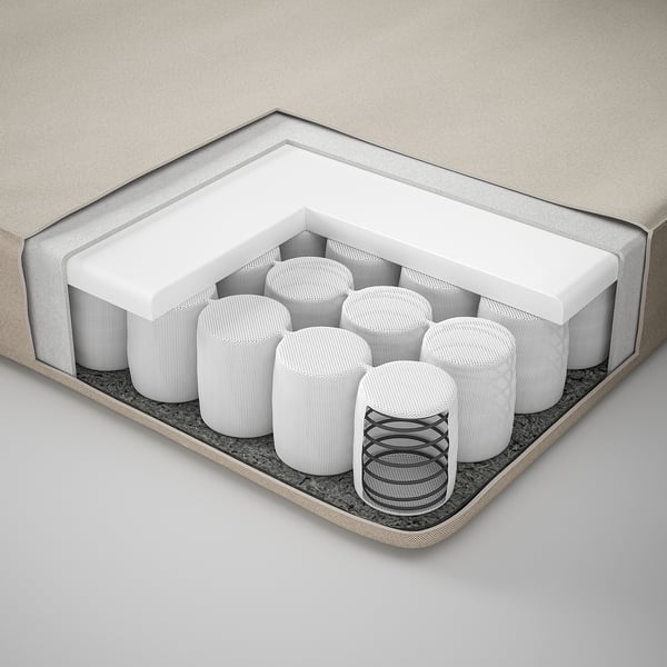 Moderne bank met kussens. Toplaag: 100% polyester. Kussens: polyester watten. Basis: polyurethaanschuim.
