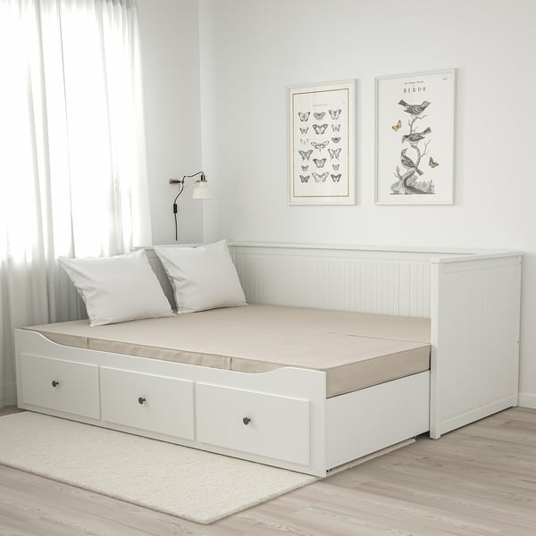 VANNAREID Pocketveringmatras, stevig/beige, 80x200 cm