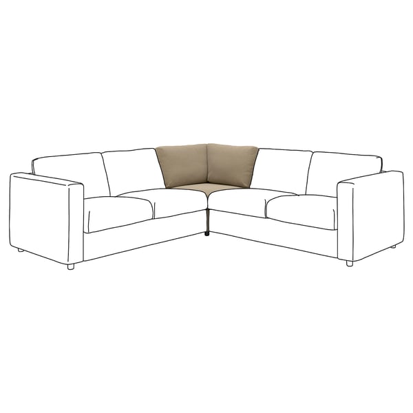 VIMLE Hoekelement, Johanneshov bruin-beige