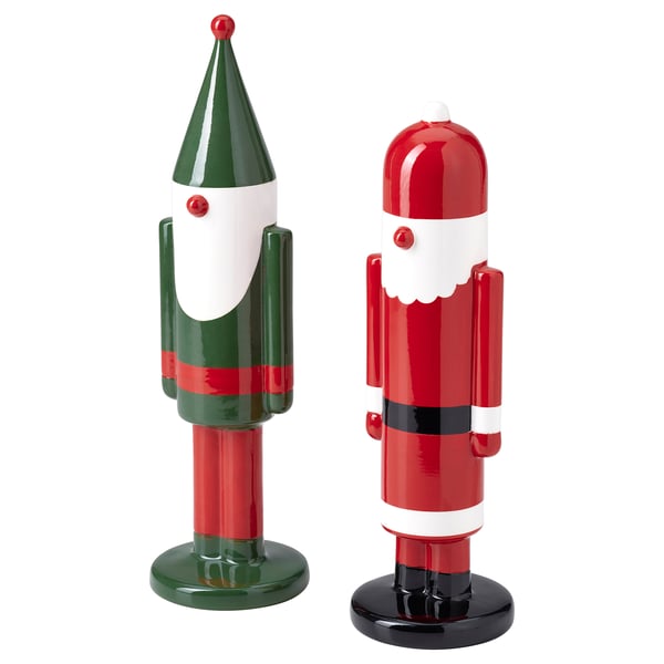 VINTERFINT Decoratie set van 2, gemengde vormen/gemengde kleuren