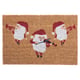 VINTERFINT Deurmat, kokos/kerstmanpatroon rood/wit, 40x60 cm