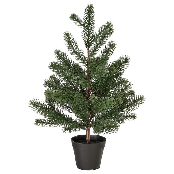 Kunstmatige kerstboom, VINTERFINT, groen, ingemaakt, kunststof, volle, klassieke vorm.
