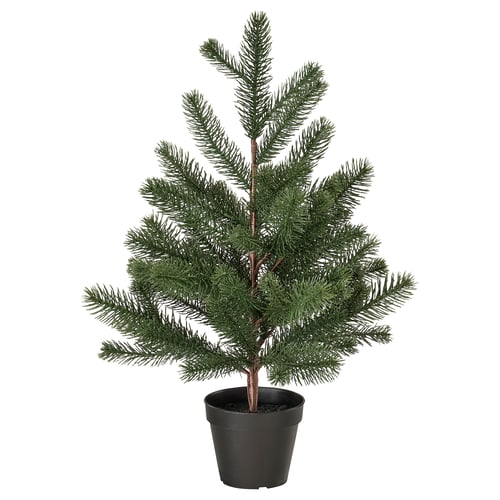 Kunstmatige kerstboom, VINTERFINT, groen, ingemaakt, kunststof, volle, klassieke vorm.