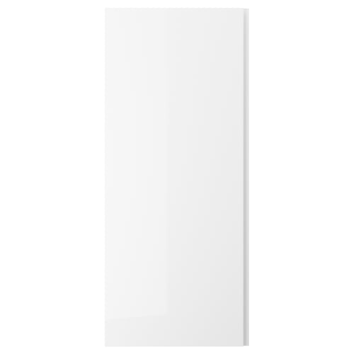 VOXTORP Deur, hoogglans wit/verticale greep, 60x140 cm