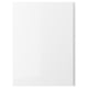 VOXTORP Deur, hoogglans wit/verticale greep, 60x80 cm
