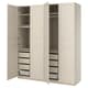 PAX wardrobes with doors