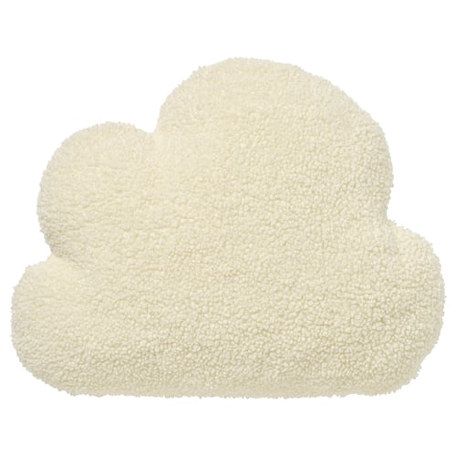 BARNDRÖM وسادة, أبيض/شكل سحابة, 36x45 سم