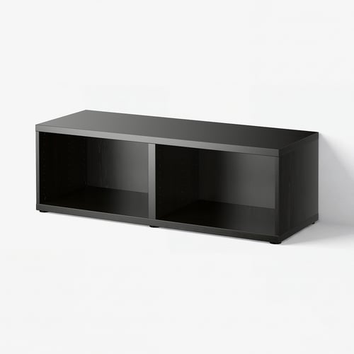 BESTÅ هيكل, أسود-بني, 120x40x38 سم
