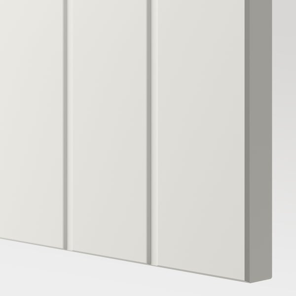 BESTÅ تشكيلة خزانة حائطية, أبيض/Sutterviken أبيض, 60x22x64 سم