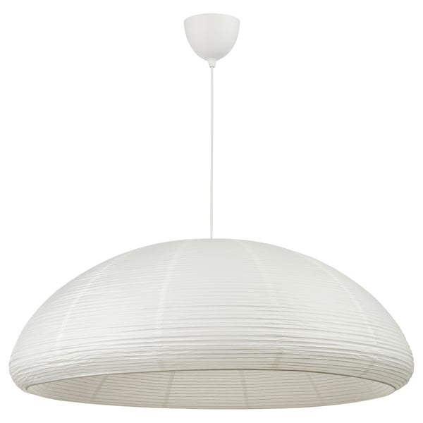 IKEA PS 2026 / HAVSDJUP مصباح معلّق, صناعة يدوية/أبيض, 90 سم