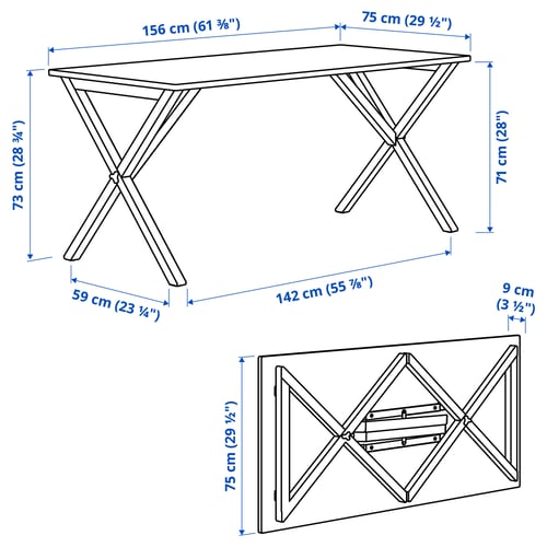 IKEA PS 2026 / STOCKHOLM 2025 طاولة و 4 كراسي