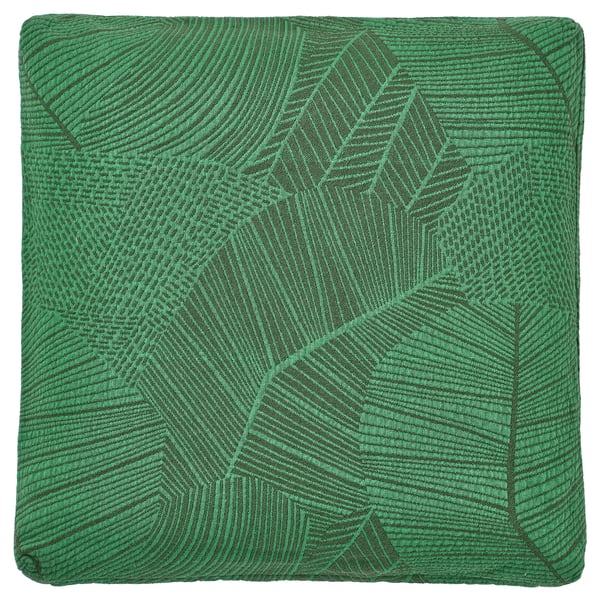 JÄTTEGRAN غطاء وسادة, أخضر, 50x50 سم