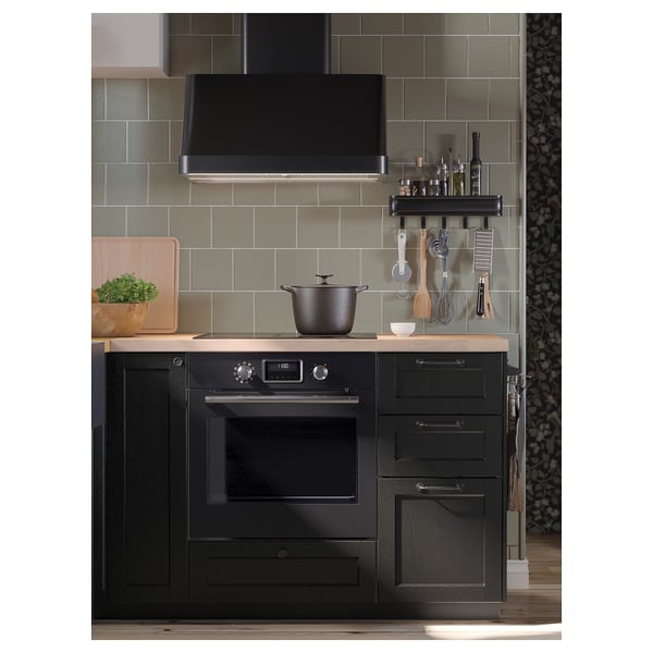 KARLBY سطح عمل, سنديان/قشرة, 186x3.8 سم