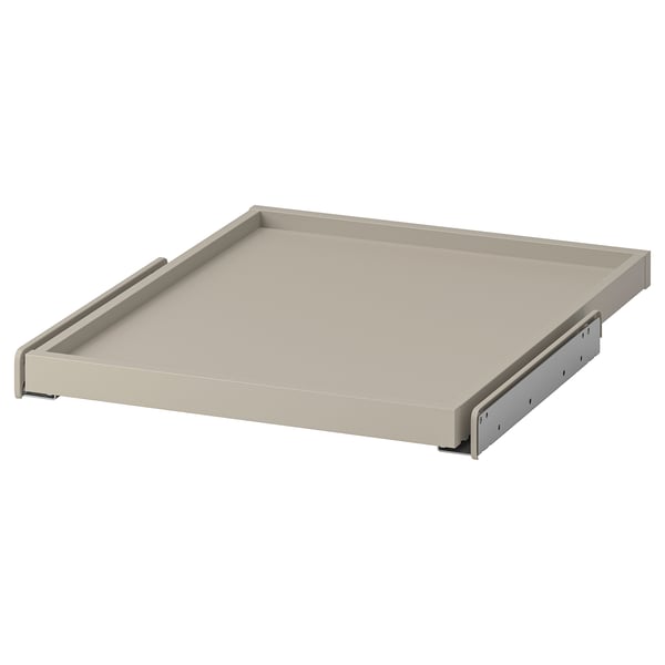 KOMPLEMENT صينية تسحب للخارج, رمادي-بيج, 50x58 سم