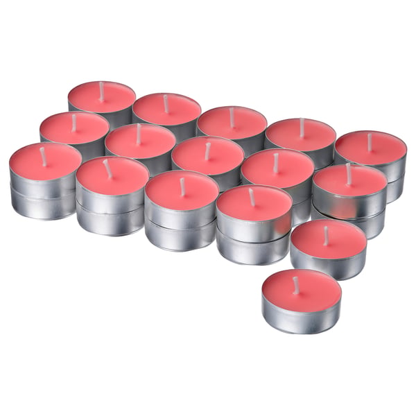LOTSFÅGEL شمع صغير معطّر, بطيخ وردي برّاق, 3.5 س