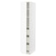 METOD / MAXIMERA خزانة عالية بأدراج, أبيض Enköping/أبيض مظهر الخشب, 40x60x200 سم
