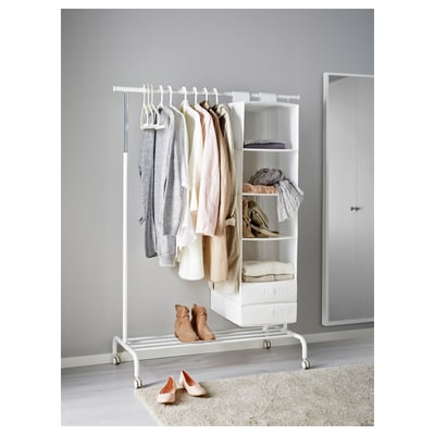RIGGA حامل ملابس, أبيض
