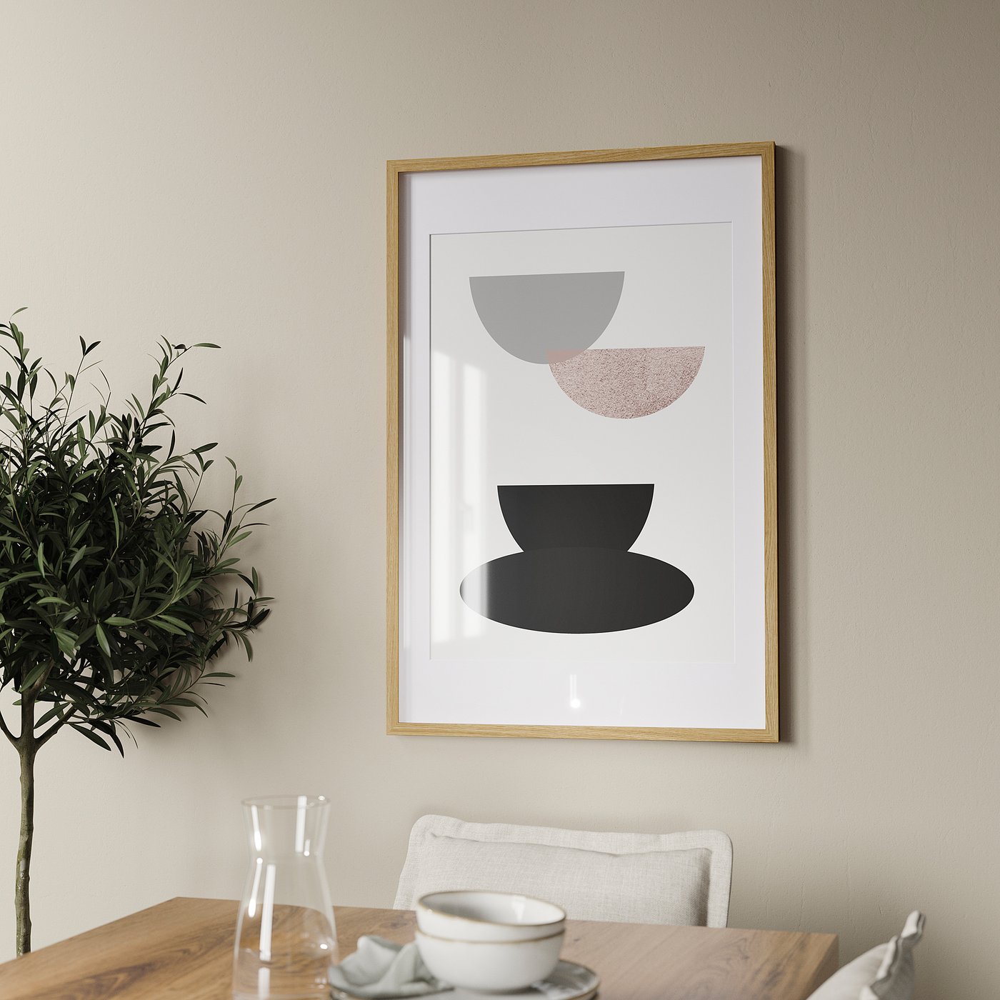 RÖDALM برواز, شكل السنديان, 61x91 سم