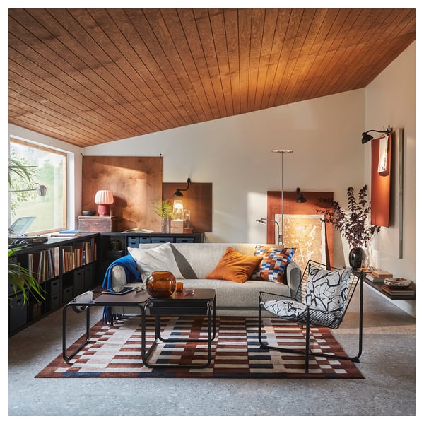 SKÅLBODA كرسي بذراعين, أسود