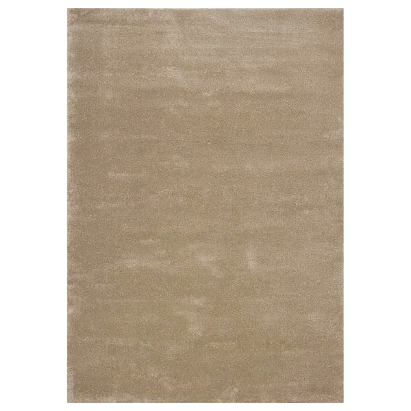 STOENSE سجادة، وبر قصير, بيج, 200x300 سم