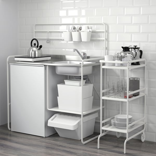 SUNNERSTA مطبخ صغير, 112x56x139 سم