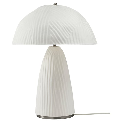 VINDKRAFT مصباح طاولة, أبيض لب الورق المشكل, 46 سم