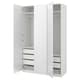 PAX wardrobes with doors