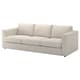Three-seat fabric sofas