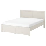 FÅGELFJÄLLET Bed frame, off-white, 160x200 cm