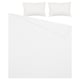 LUKTVICKER Comforter set, white, 240x220/50x80 cm